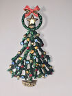 Brosche/ Anstecknadel Weihnachtsbaum. Brochure/ Pin Christmas Tree. Vintage 50er