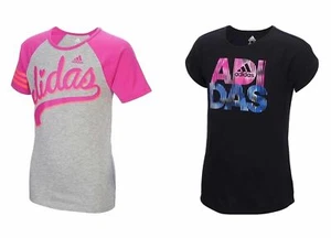 Adidas Girls' Active Short Sleeve T-Shirt - Select size/color - New with tags - Picture 1 of 24