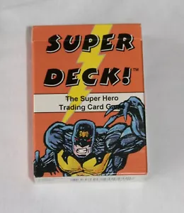 The Super Hero Trading Card Game - Super Deck - Card Sharks - New Open - TCG (A) - Foto 1 di 2