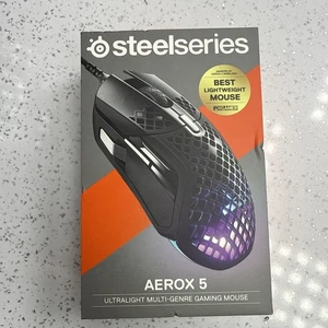 Steelseries Aerox 5 RGB Optical Gaming Mouse wired - Picture 1 of 4