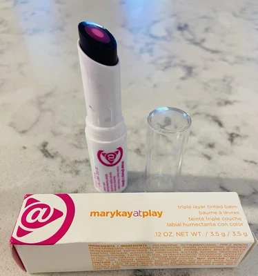Mary Kay At Play Triple Layer Tinted Balm In the Plum (074042) - Image 1 of 3