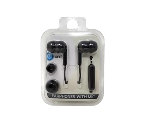 Auriculares Onn con micrófono y 3 puntas de oído diferentes - Nuevos - Imagen 1 de 1