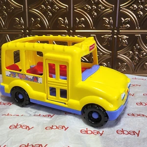 Vintage 1998 Fisher Price Little People School Bus Toy NO FIGURES BUS ONLY - Picture 1 of 6