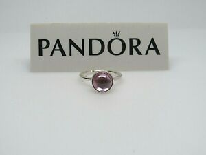 New w/Box Pandora Pink Poetic Droplet Ring 190982PCZ Stack Pick Your Size