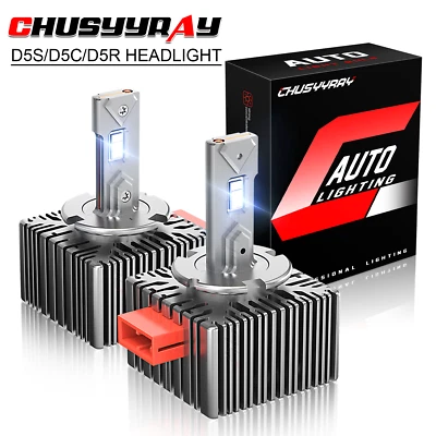 2 PIEZAS D5S bombillas de faros LED para ALFA ROMEO GIULIETTA 2017-2018 haz alto bajo Foto 1 de 4