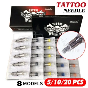 5/10/20pcs Disposable Sterized Tattoo Cartridge Needles Mixed model RS M1 RL - Picture 1 of 28