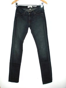 HABITUAL DENIM JEANS STRAIGHT LEG 5-POCKET STYLING DIRTY EFFECT MED WASH 25 X 34 - Picture 1 of 2