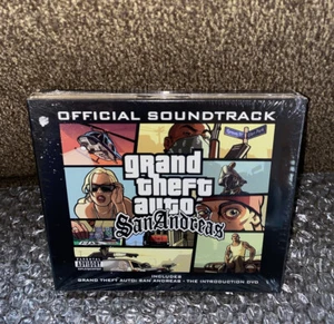 Grand Theft Auto: San Andreas Official Soundtrack NEW SEALED! Double CD w/DVD - Picture 1 of 9