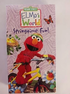 Elmos World - Springtime Fun (VHS, 2002) New Sealed - Picture 1 of 3