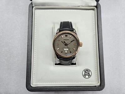 ARMAND NICOLET MO2 АВТОМАТИЧЕСКИЙ СЕРЫЙ ЦИФЕРБЛАТ ДЕНЬ/ДАТА МУЖСКИЕ ЧАСЫ 8640A-GS-P974GR2 НОВЫЙ - Изображение 1 из 4