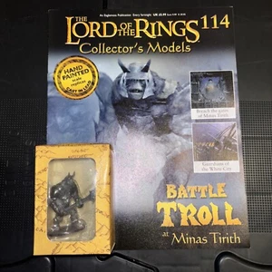 LORD OF THE RINGS COLLECTOR'S MODELS EAGLEMOSS ISSUE 114 BATTLE TROLL FIGURE - Picture 1 of 2