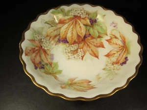 PT Bavaria Woodvine Pattern Artist Elkstadt Signed Fancy 9.25" Porcelain Bowl - Picture 1 of 6