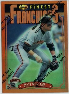 1996 Finest Refractor Matt Williams  *SAN FRANCISCO GIANTS* - Image 1 of 2