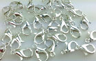 50/100Pcs Silver/Gold Plated Lobster Claw Clasp Hook Jewelry Findings 10/12MM