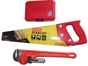 SUPREME x STANLEY Saw CHAPMAN Screwdriver Set RIDGID Wrench TOOL LOT red logo - Picture 1 of 10