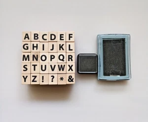 Buchstabenstempel-Set, 30 tlg. - Bild 1 von 3