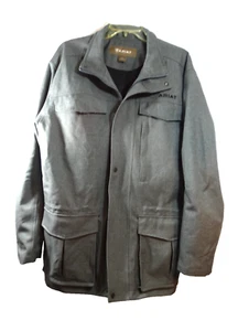 ARIAT Full Zip +button Jacket Gray Size Large - Picture 1 of 6