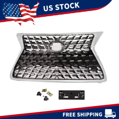 Front Upper Grille Chrome New Style For Lexus GX460 2014-2022 - Image 1 of 4