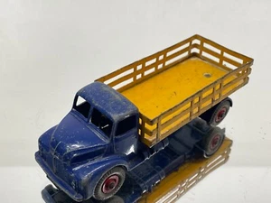 DINKY TOYS 417 LEYLAND COMET LORRY -BLUE+YELLOW L14.0cm- FAIR - 520 - Picture 1 of 5