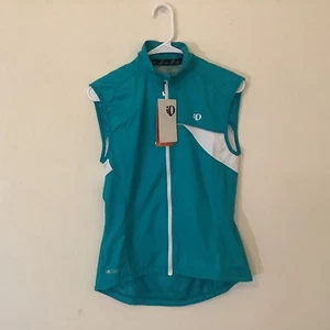 Pearl Izumi Women Small Vest Elite Wind And Water Barrier Aquamarine Riding Vest - Picture 1 of 21
