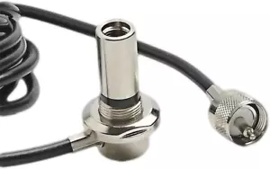 3/8 x 24 Fahrzeug CB Antennenhalterung Schott Bolzenhalterung für PL-259 Stecker mit 1 - Bild 1 von 12