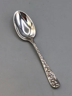 Ложка Baltimore Rose из чистого серебра от Schofield Demitasse 4,75 дюйма - Изображение 1 из 4