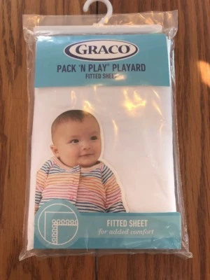 Sábana bajera Graco Pack N Playard Quick Connect blanca enviada N 24h Foto 1 de 2