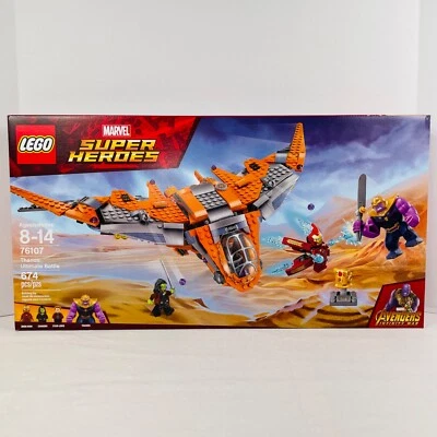LEGO 76107 Marvel Super Heroes Thanos: Ultimate Battle New Sealed Retired - Image 1 of 4
