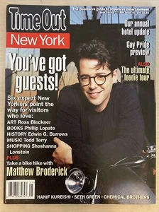 TIME OUT NEW YORK June 1999 Matthew Broderick￼ Seth Green Chemical Bros Like New - Picture 1 of 1