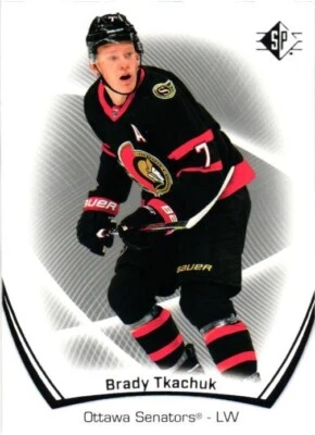 2021-2022 SP Authentic Hockey #46 Brady Tkachuk Ottawa Senators - Image 1 of 2