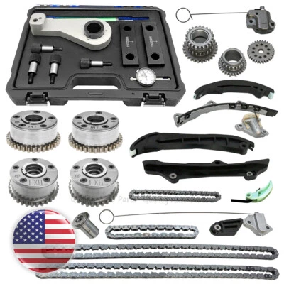 Timing Chain Kit Camshaft Phaser Tool Fit Maserati Ghibli S Levante S 3.0L Sport - Image 1 of 4
