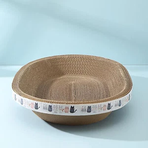 Almohadilla rascadora de cartón hierba gatera para rascar gato tabla rascadora sofá cama - Imagen 1 de 10