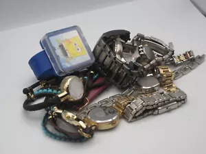 10PC Lot Adrienne Vittadini Relic Michael Kors Quartz Watch For Parts Sold As Is - Picture 1 of 13