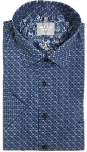 Camisa Marvelis Comfort Fit manga corta azul estampado 7048.72.28 - Imagen 1 de 1