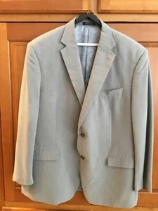 Men's 48R Chaps Gray Suit Jacket FREE SHIPPING📦 - Picture 1 of 7