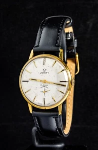 Verity Gold-Plated Men's Manual-Wind Watch (Vintage) -- Working, Ø34mm Case - Picture 1 of 7