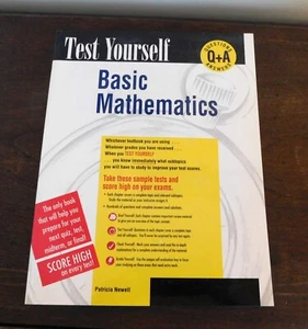Test Yourself Basic Mathematics - Paperback by Patricia Newell - Good Condition - Imagen 1 de 4