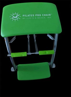 Pilates Pro Chair by Life's A Beach Inc. - Green Very Good Clean Condition. - Image 1 of 4