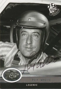 REX WHITE Hand Signed Autographed 2007 Press Pass #63 Trading Card "NASCAR" - Picture 1 of 2