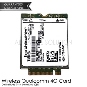 NEW Dell Latitude 7414 Sierra DW5808E Wireless Qualcomm 4G Wireless Card TMK6N - Picture 1 of 4