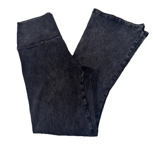Leggings Offline By Aerie Para Mujer Pequeños OG Crop Acampanados Tiro Alto Gris Envejecido - Imagen 1 de 6