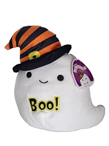 Squishmallow Kellytoy Halloween 10" GRACE The BOO Ghost Witch Hat Plush- NWT - Picture 1 of 5