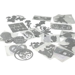 20 Thinlits Stanzformen Konvolut zufällige Mix Figuren Tiere Urlaub Scrapbooking - Bild 1 von 12