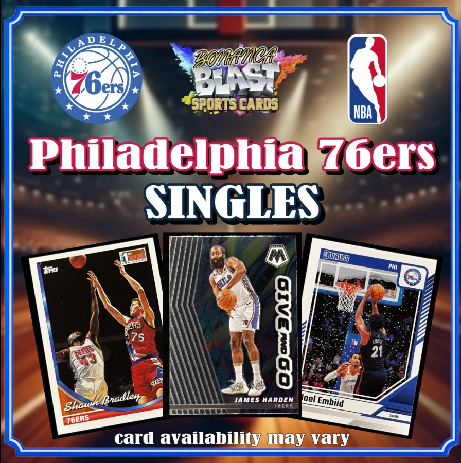 PHILADELPHIA 76ERS SINGLES ~ Multiple Players & Years ~ Volume Discounts! - Image 1 of 1