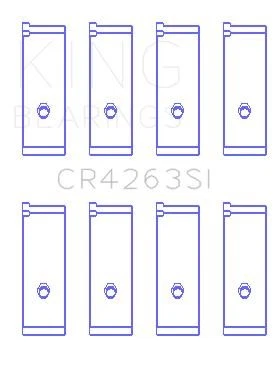 Juego de rodamientos de biela King Engine CR4263SI0.25 para TOYOTA 1ZZ-FE 1 Foto 1 de 4