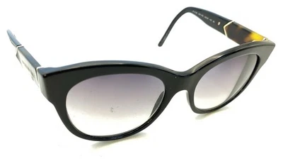 Очки солнцезащитные Burberry B 4156 3001/8G черные кошачий глаз оправы 53-18 140 Италия женские - Изображение 1 из 4