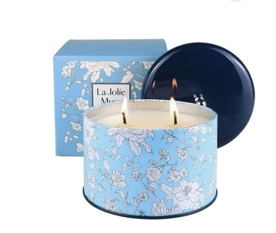 Long Burning 2-Wick Indoor & Outdoor Candles, Pure Essential Oil, , 14.1 oz x 3 - Image 1 of 4