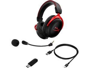 HyperX Cloud II Wireless - Gaming Headset - Black-Red - Afbeelding 1 van 6