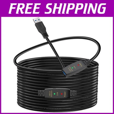 USB 3.0 Extension Cable 50ft - Male to Female Extender Cord - Image 1 of 4