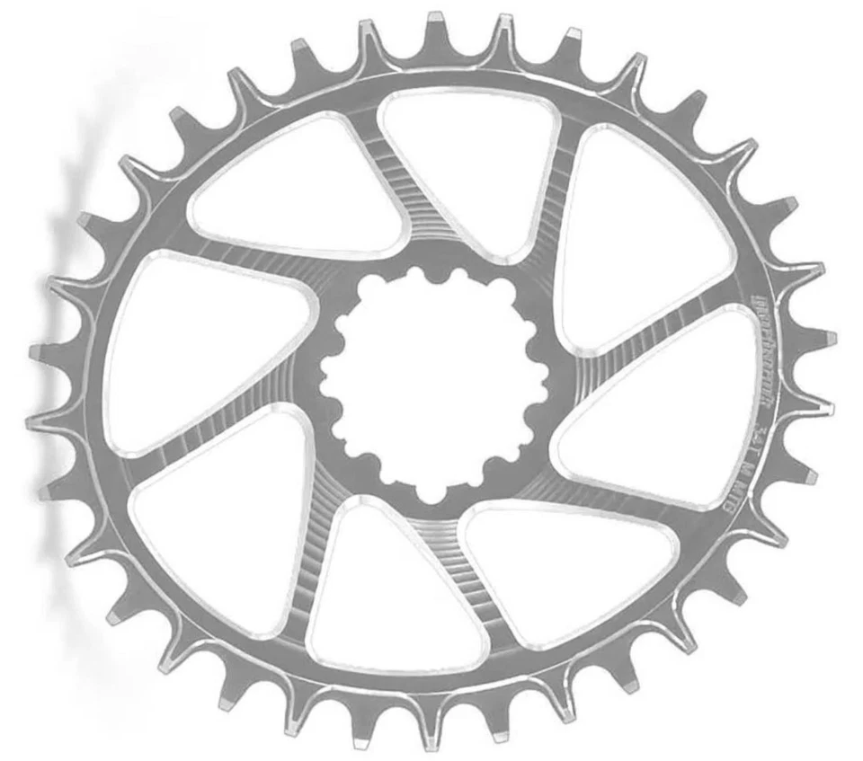 Corona Garbaruk Ovale direct mount Boost Sram 34T Silver - Immagine 1 di 1